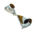 Sterling Silver Multicolor Inlay Southwest Pendant WX63771